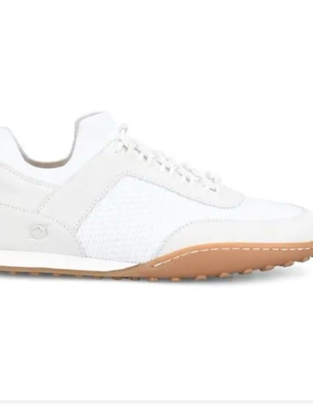Brand New Born womenWhite Sneakers with Gum Sole